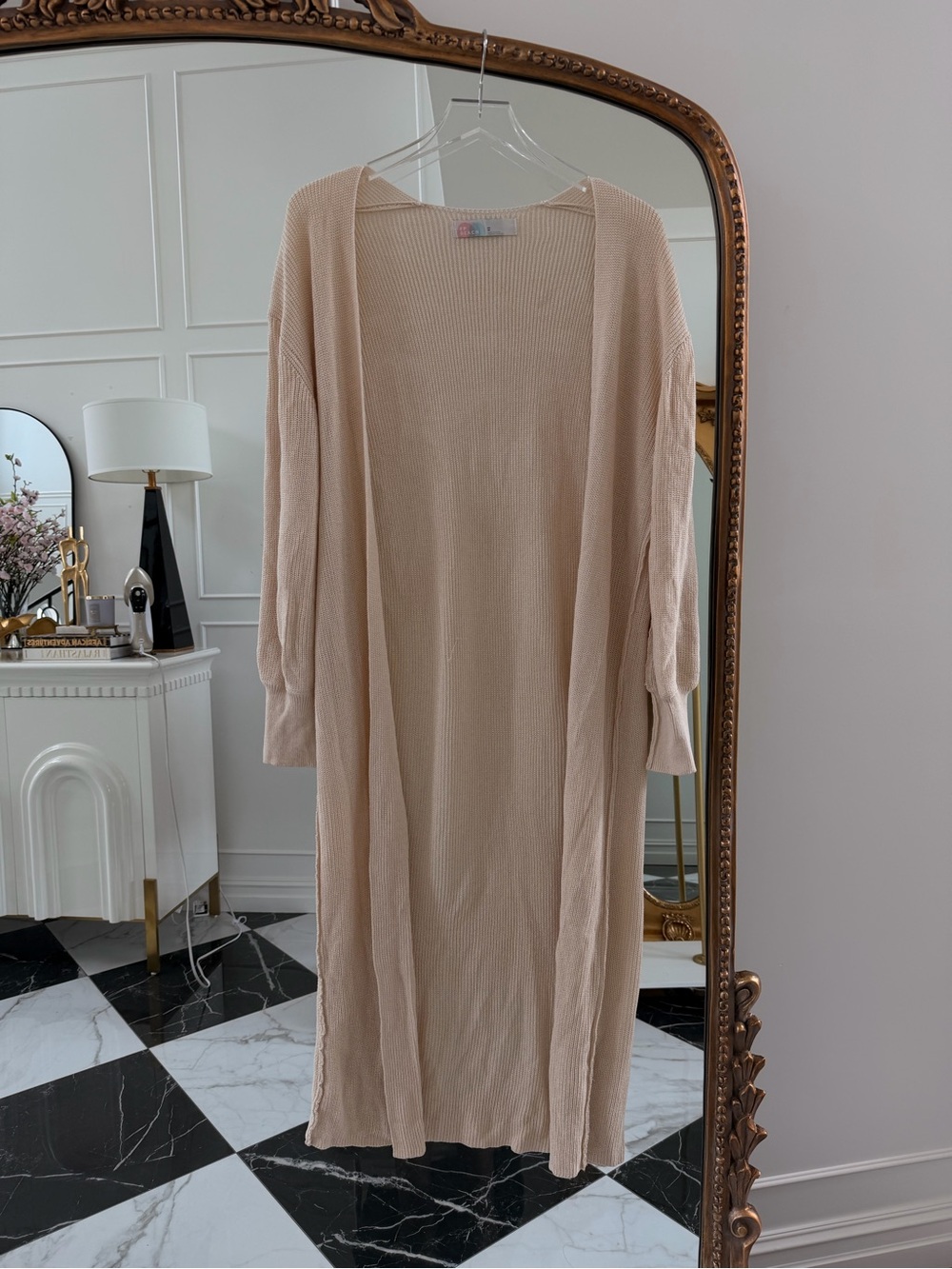 Cozy Cream Knit Cardigan & Wide-Leg Set - FREE PEOPLE - Picture 9 of 12